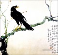 Tinta china antigua del águila Xu Beihong